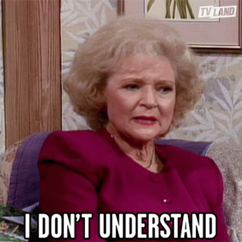 Im Confused I Dont Understand Golden Girls GIF
