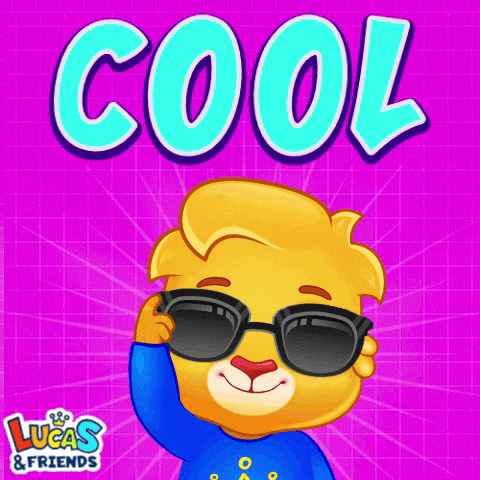 Im Cool Cartoon Cat On Shades GIF