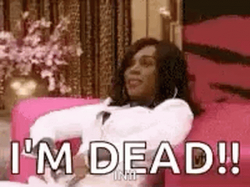 Im Dead Michelle Obama GIF