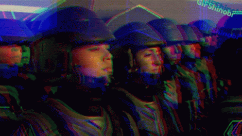 Im Doing My Part Green Laser Eyes GIF