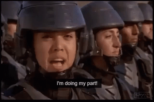 Im Doing My Part Gif File 9184kb GIF
