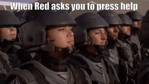 Im Doing My Part Red Asking Help GIF