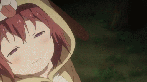 Im Exhausted Akari Akaza Yuruyuri Anime GIF