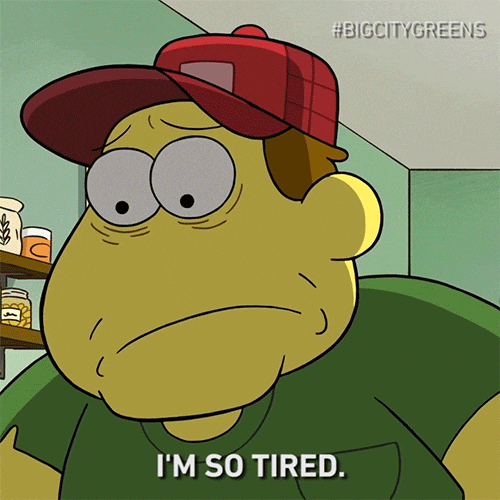 Im Exhausted Big City Greens Bill GIF