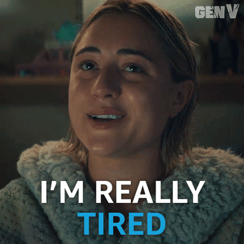 Im Exhausted Emma Meyer Gen V GIF