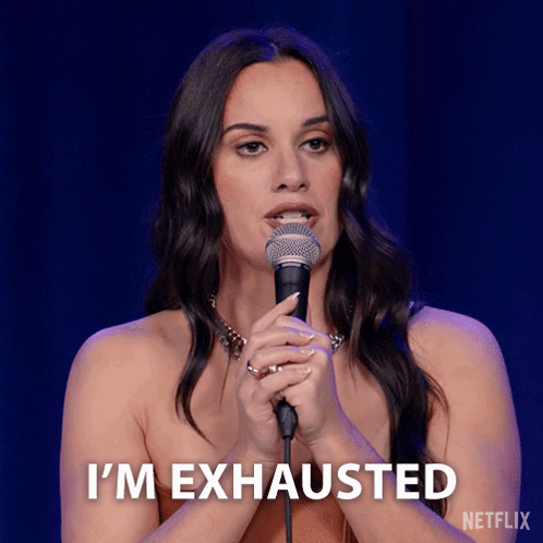 Im Exhausted Hannah Berner GIF