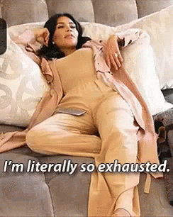 Im Exhausted Kim Kardashian GIF