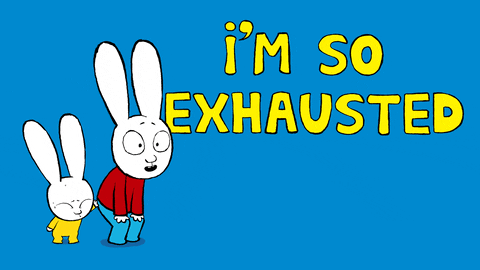 Im Exhausted Simon Super Rabbit And Gaspard GIF