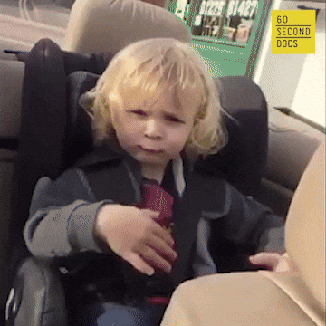 Im Feeling Cool In The Car Seat GIF