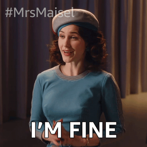 Im Fine Mrs Maisel Susie Myerson GIF