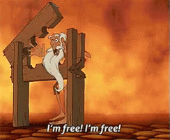 Im Free From Torture Hunchback State GIF