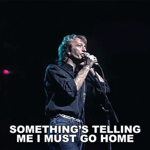 Im Going Home Bee Gees GIF