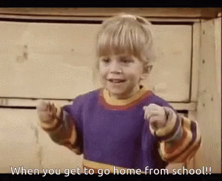 Im Going Home Excited Michelle Tanner GIF
