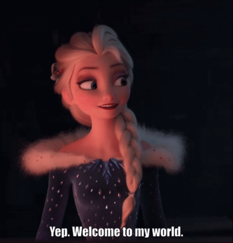 Im Going To Disney World Bored Elsa GIF