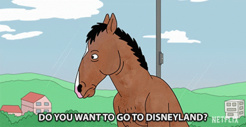 Im Going To Disney World Bojack Horseman GIF