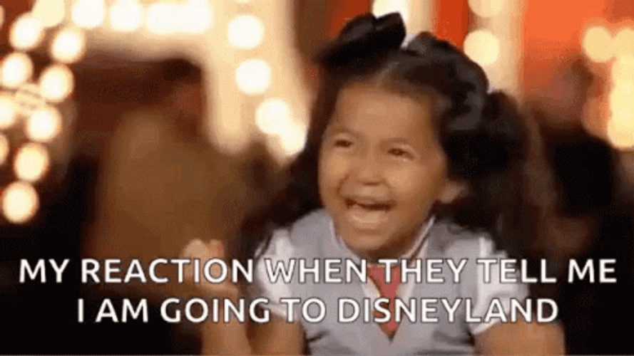 Im Going To Disney World Excited Kid GIF