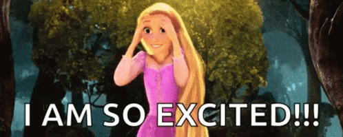 Im Going To Disney World Excited Rapunzel GIF