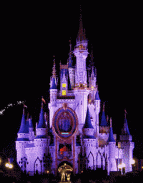 Im Going To Disney World Hearts Fireworks GIF