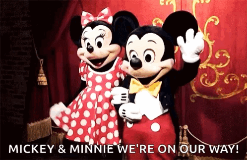 Im Going To Disney World Mickey And Minnie GIF