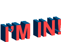 Im In Count Me In Sticker GIF