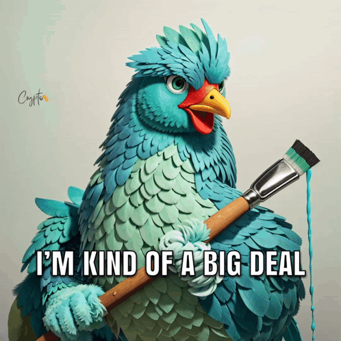 Im Kind Of A Big Deal Blue Bird GIF