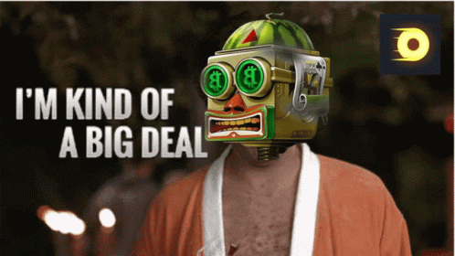 Im Kind Of A Big Deal Robot Face GIF