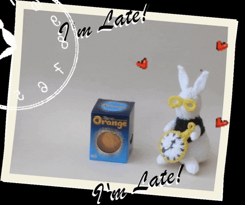 Im Late Alice In Wonderland GIF
