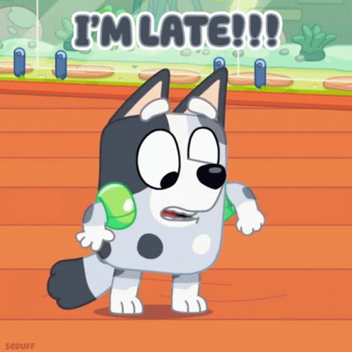 Im Late Baby Muffin GIF