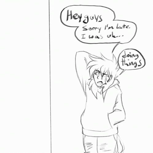 Im Late Doing Things GIF