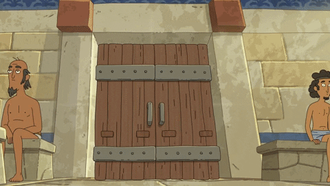 Im Late Krapopolis Entrance GIF