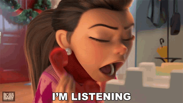 Im Listening Carol Templeton Gif GIF