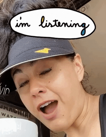 Im Listening Cheeky Soccer Mom Drinking Coffee GIF