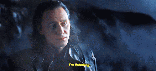 Im Listening Loki All Ears Thor GIF