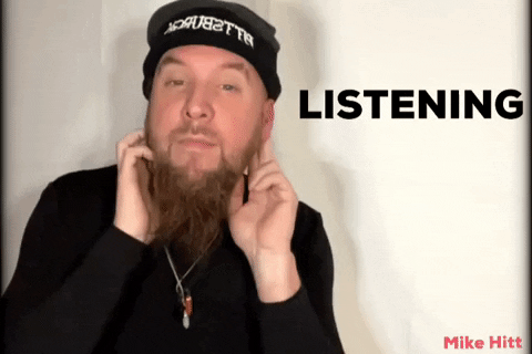 Im Listening Mike Hitt All Ears GIF