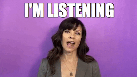 Im Listening Wendy Conrad Cupping Chin GIF