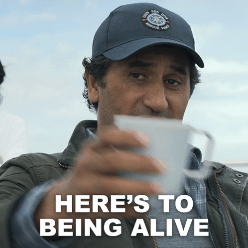 Im Not Dead Yet Cliff Curtis Cheers GIF