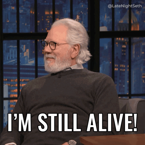 Im Not Dead Yet John Larroquette GIF