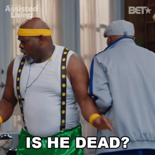 Im Not Dead Yet Leroy Brown Assisted Living GIF