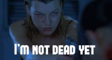 Im Not Dead Yet Michelle Rodriguez Resident Evil GIF