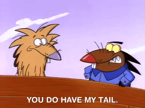 Im Not Leaving Daggett Beaver Animation GIF