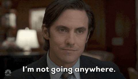 Im Not Leaving Milo Ventimiglia This Is Us GIF