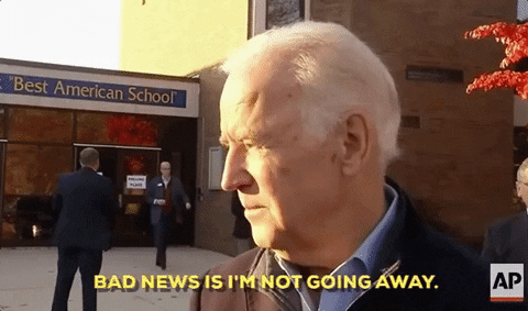 Im Not Leaving President Joe Biden GIF