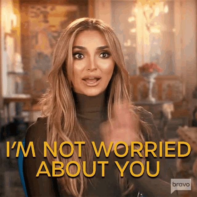 Im Not Worried About You Sara Jeihooni Gif GIF