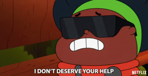 Im Not Worthy Babs Buttman GIF