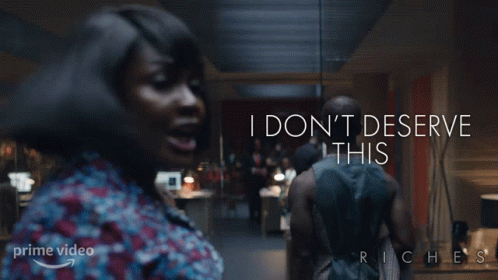 Im Not Worthy Claudia Richards GIF