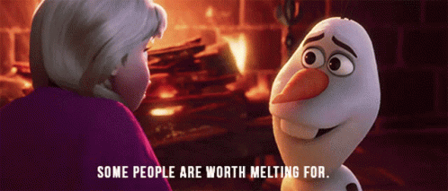 Im Not Worthy Olaf Frozen GIF