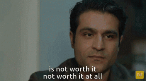Im Not Worthy Sandeep Bhaiya GIF