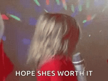 Im Not Worthy Sassy Kid Hair Flip GIF