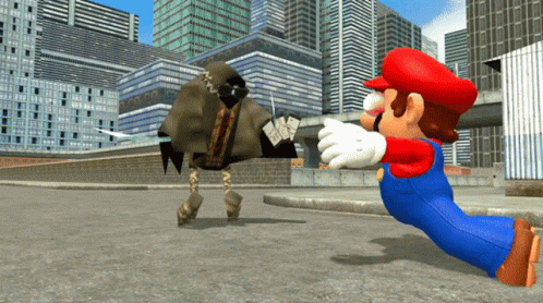 Im Not Worthy Super Mario Bowing GIF