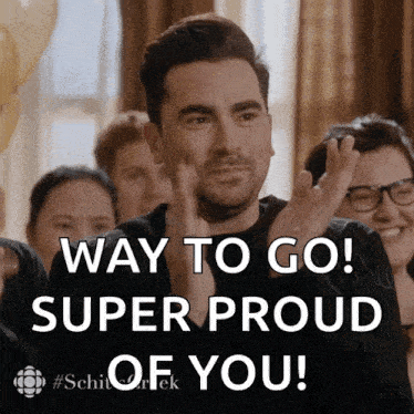 Im Proud Of You Dan Levy Gif GIF
